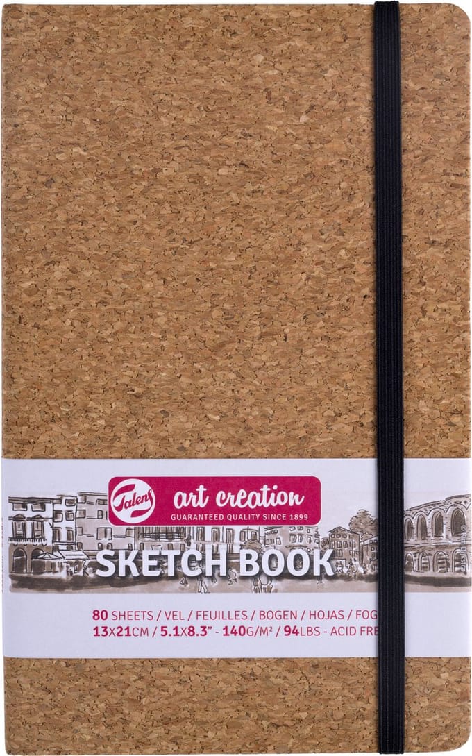 Talens Art Creation Schetsboek Kurk | 13 x 21 cm, 140 g, 80 vellen