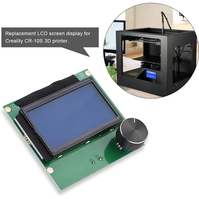 Vervangend LCD-scherm met 2 kabels voor Creality CR‑10S 3D-printer gray