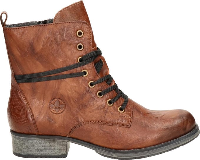 Rieker Veterboots cognac - Maat 38