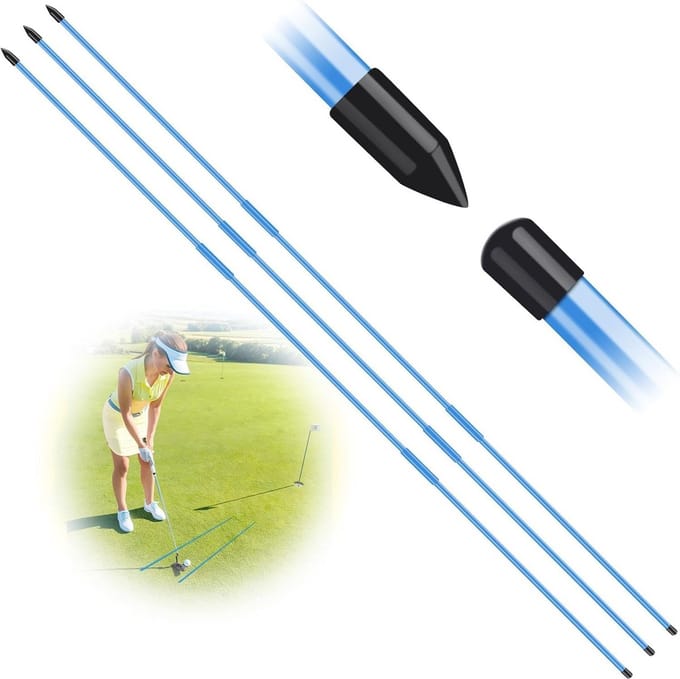 Golf Alignment Stick Connector voor Swing Training - Indoor en Outdoor Hulp