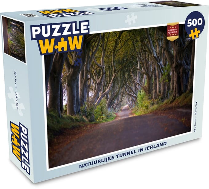 Puzzel Natuurlijke tunnel in Ierland - Legpuzzel - Puzzel 500 stukjes