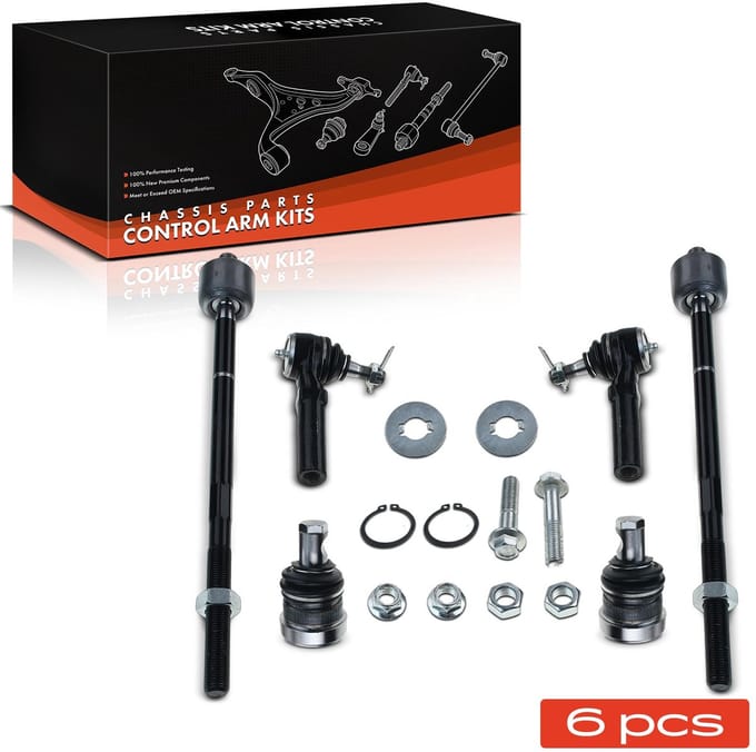 Frankberg 6x spoorstang+kogels vooras links rechts voor Chrysler