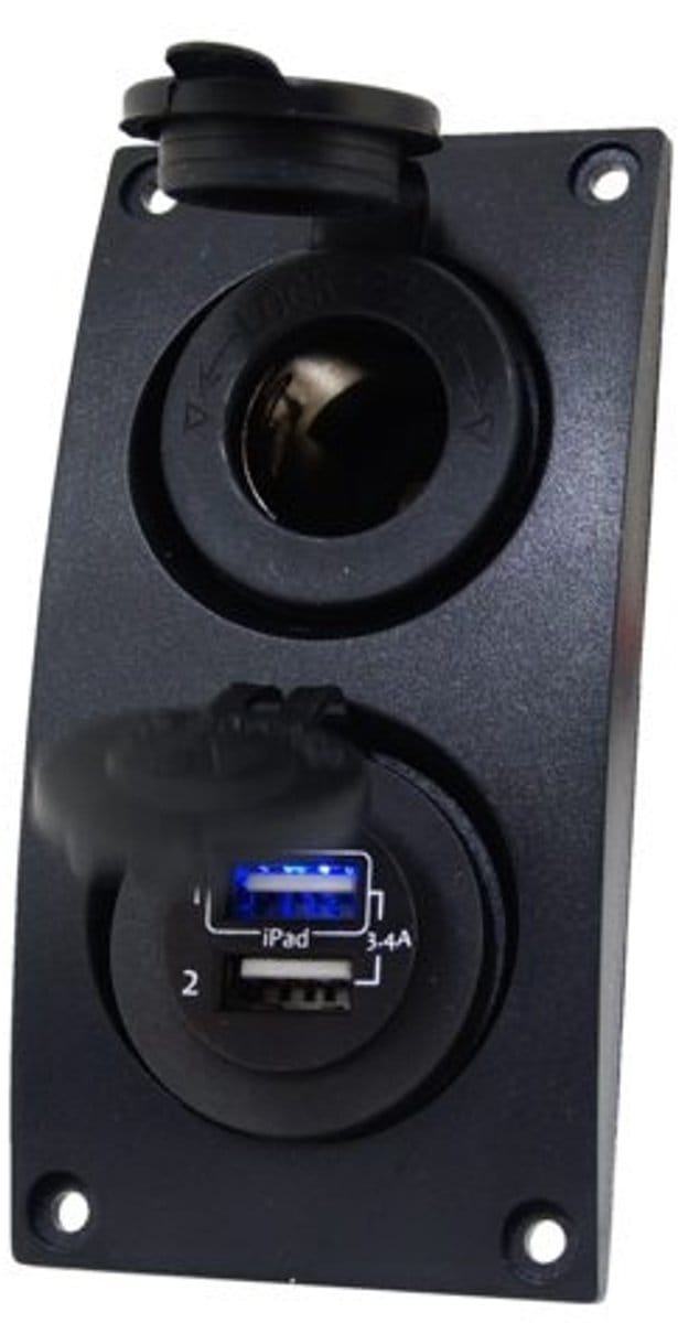 Curved Add -On paneel 12V & Dubbel USB
