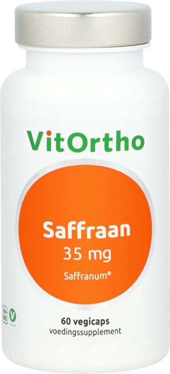 VitOrtho Saffraan 35mg 60 Vegetarische capsules