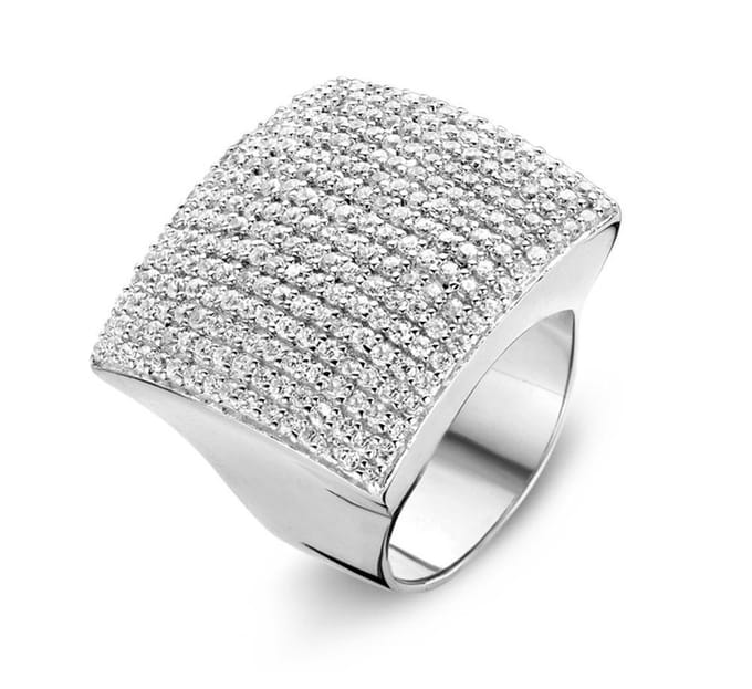 Orphelia Ring Pavé Zirconium Zilver 925 R-3682/52