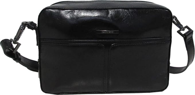 Claudio Ferrici Pelle Vecchia Shoulder Bag black V