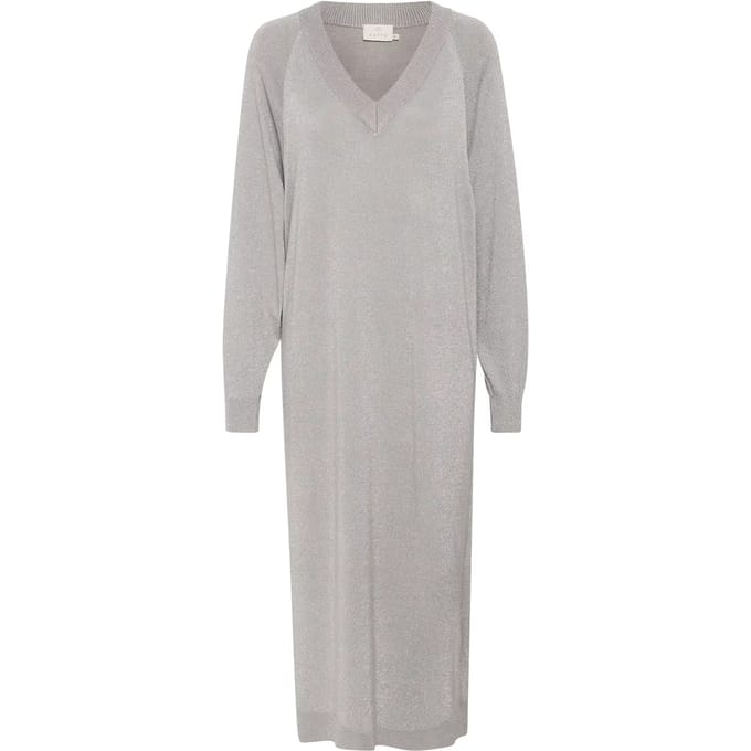Jurk Loose fit Grey silver metallic