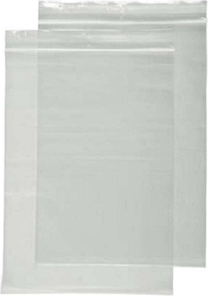 Hersluitbare Sluitgrip zakjes  23 x 32 cm Transparant 1000 stuks