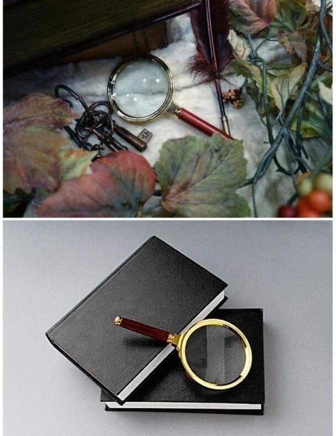 Hand Sieraad Vergrootglas - Leesloep Vergrootglas - Krant Lezen - Glazen Lens - 90 mm - Niet gespecificeerd