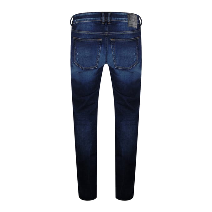 Diesel 1979 Sleeker-r Donkerblauwe Denim Broek