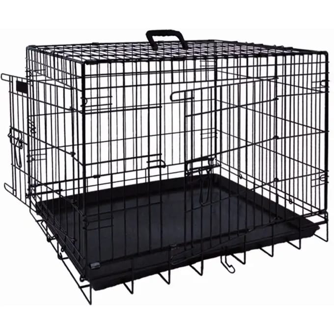 Nobby Opvouwbare metalen transportbench voor auto, XL, Zwart