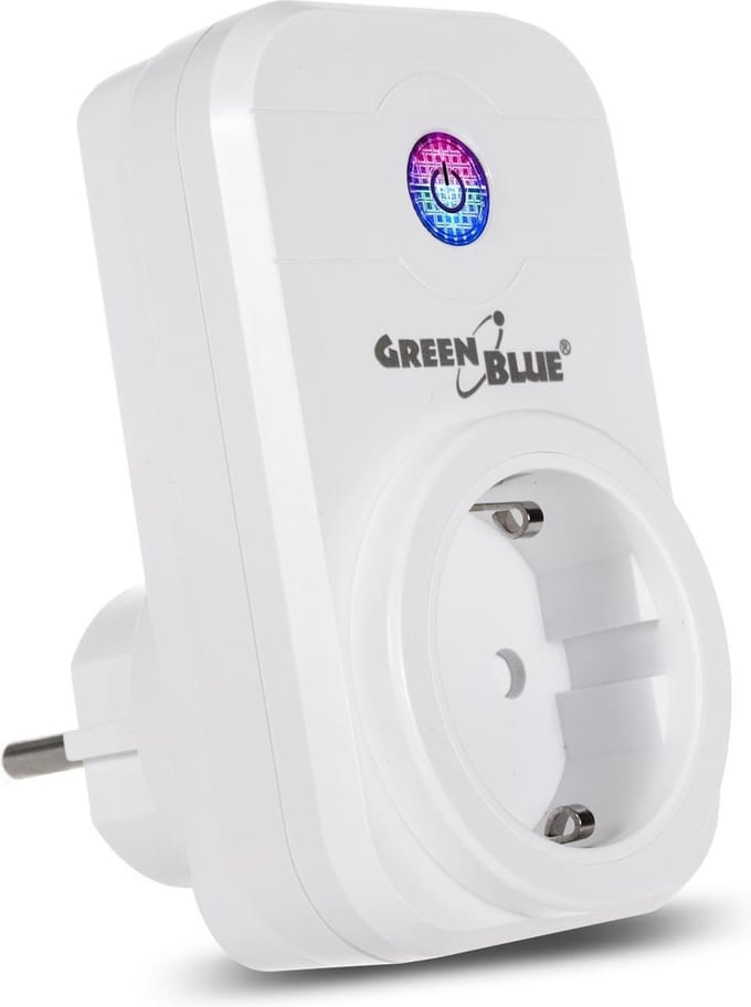 WiFi Smart plug / Stekker- stopcontact GreenBlue GB155G Shuko - alleen NL !