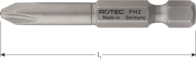 Rotec PRO Krachtbit PH 3, L=70, E6.3, BASIC (vpe 10)