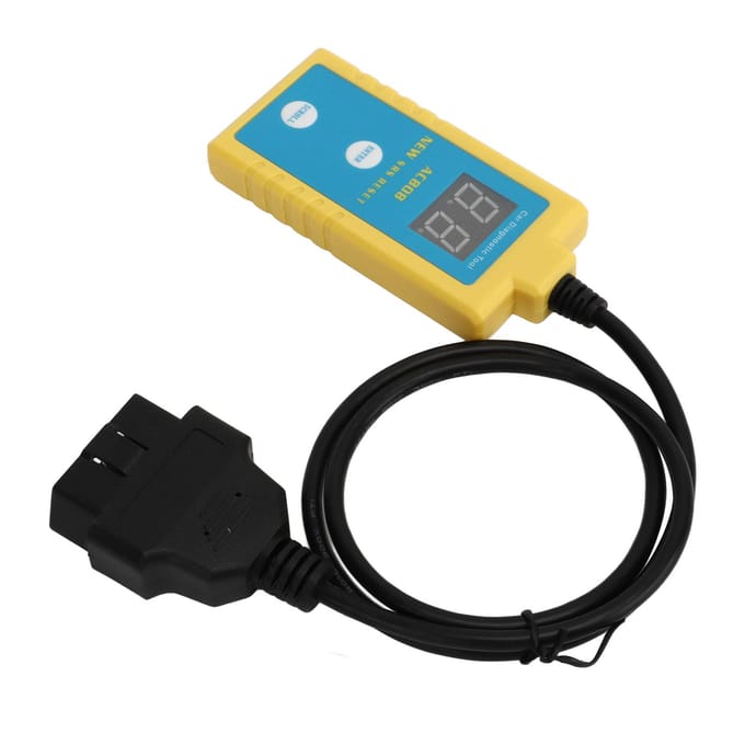 Scanner de Réinitialisation SRS avec Câble 20 Broches Écran LCD Précis Outil de Réparation Diagnostique Adapté pour E34 E38 Fabriqués Entre blue