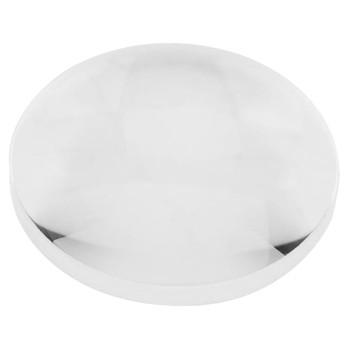Lentille grossissante double convexe en verre optique K9, distance focale de 100 mm