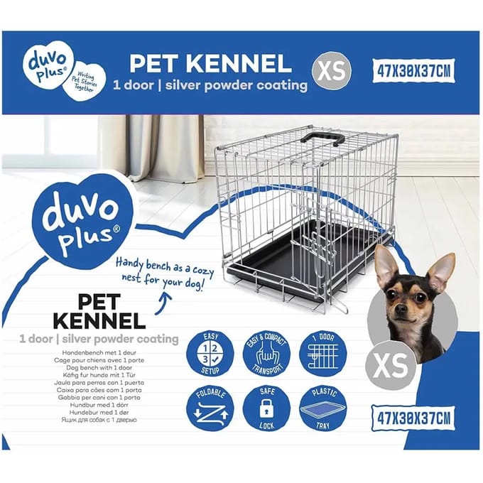Vouwbare hondenkennel van ijzer Duvoplus