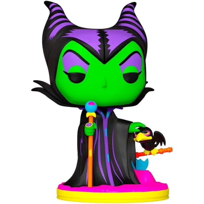 Funko Cinderella Verzamelfiguur Disney Villains POP! Maleficent Blacklight 9 cm Multicolours