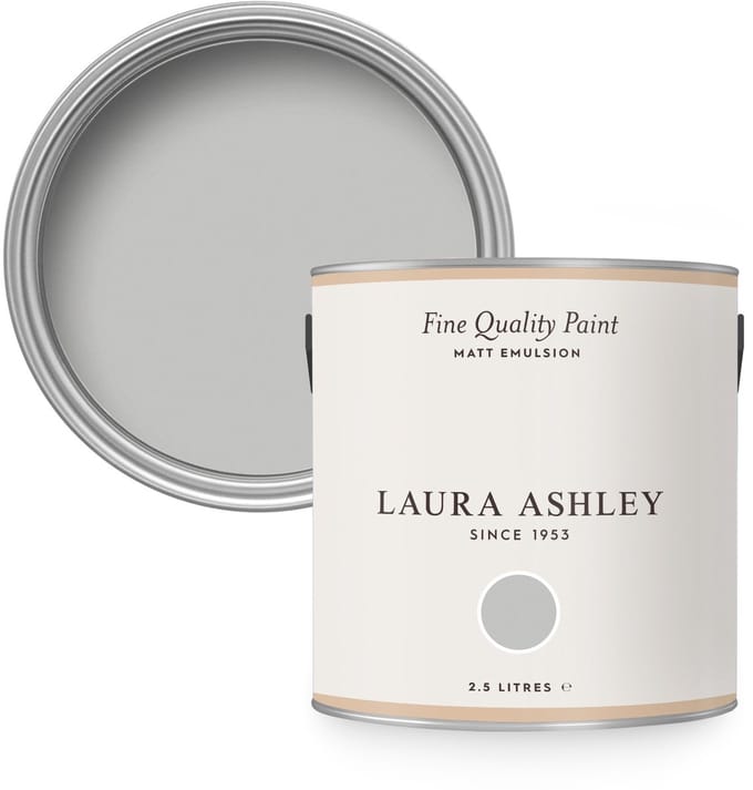 Laura Ashley Muurverf Mat 2.5L Zilver