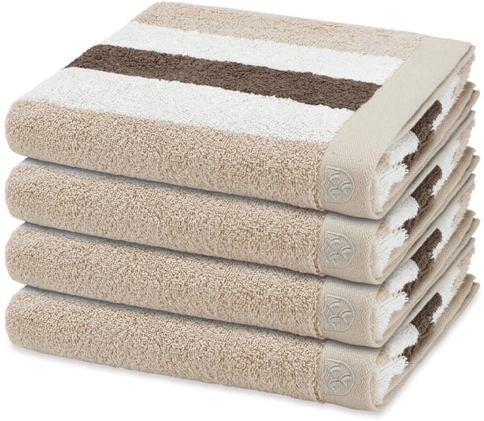 Ross Sonstiges 4 X handdoek - in set 4 pack Doubleface Stripes