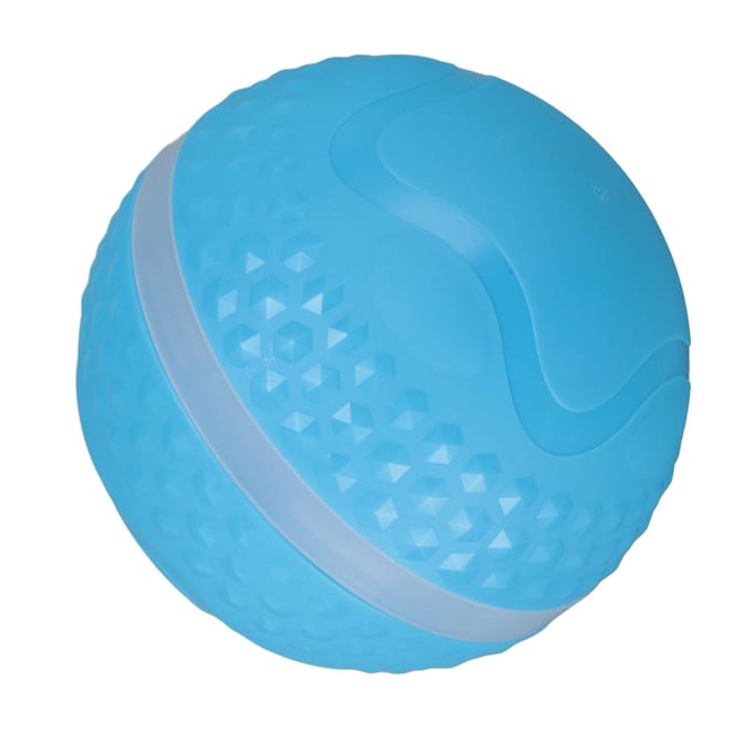 Slim Interactief Hondenspeelgoed Waterdicht Bewegingsgeactiveerd Automatisch Rollend Balspeelgoed blue