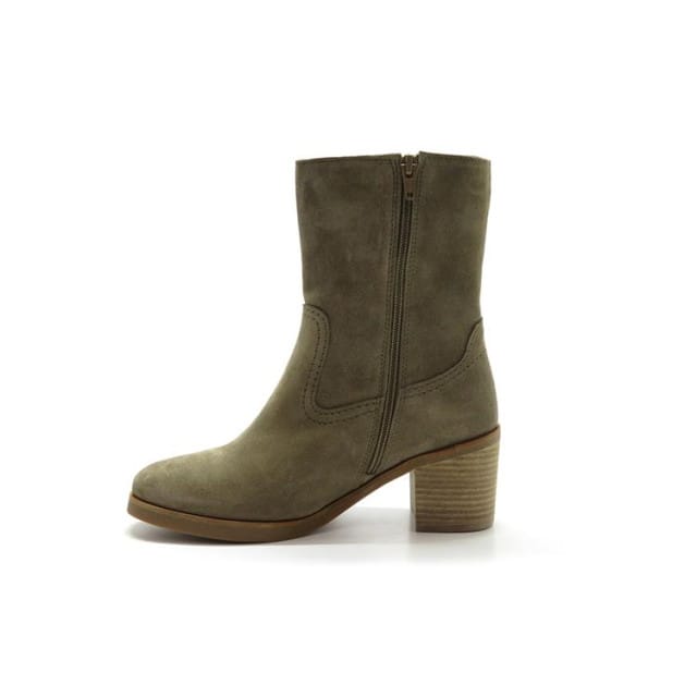 Aqa Shoes Velour elmwood A8556 A51 24 TAUPE