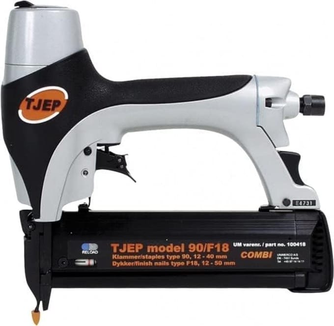 Combinatie nietmachine en tacker voor nieten en brads tot 50 mm