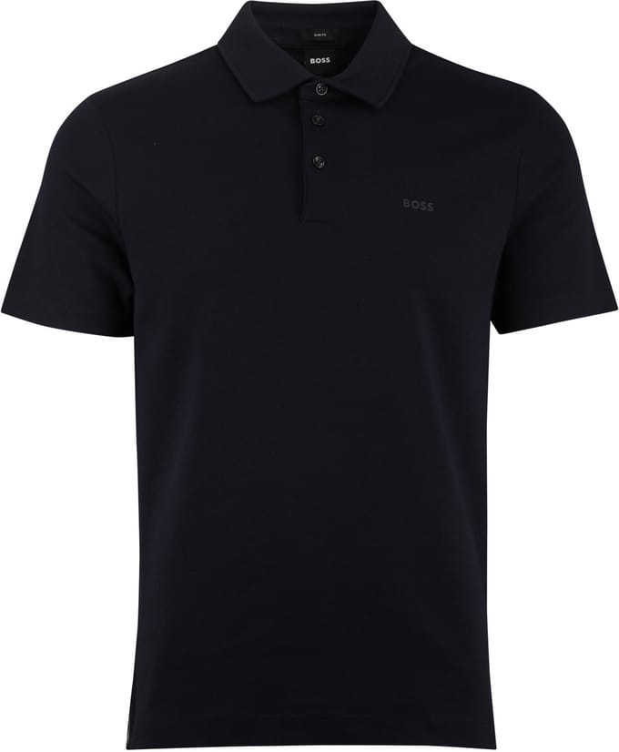 Hugo Boss poloshirt korte mouw donkerblauw