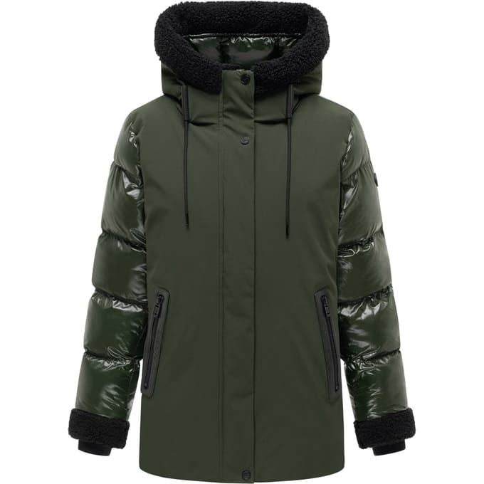 Navahoo dames winterjas Herzschmelz 14 met capuchon
