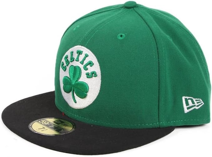 Verstelbare Baseballpet met Celtics NBA Logo - Tweekleurig