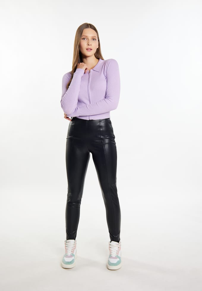 Mymo Kort vest Dames violet