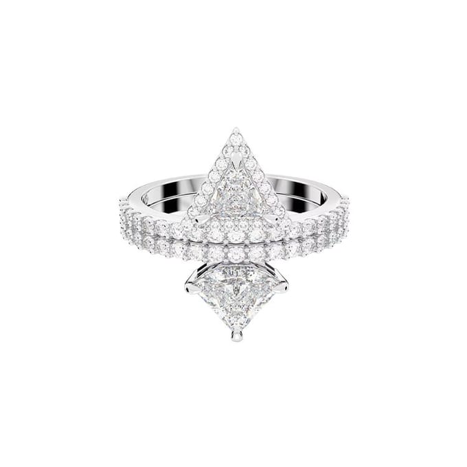 Swarovski Ortyx kristallen ring 5642986 Silver|52 white