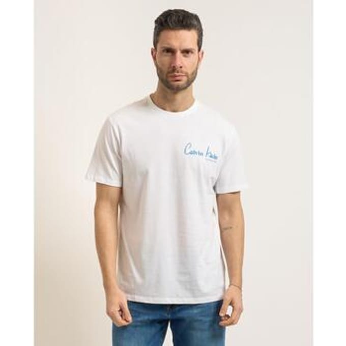 Calvin Klein Heren t-shirt bright wit