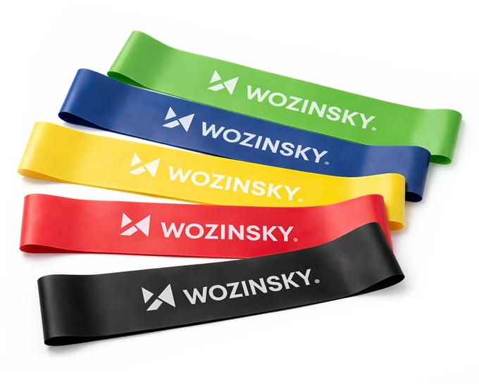 Wozinsky - Weerstandsbanden Set - 5 Niveaus - Latex - Compact