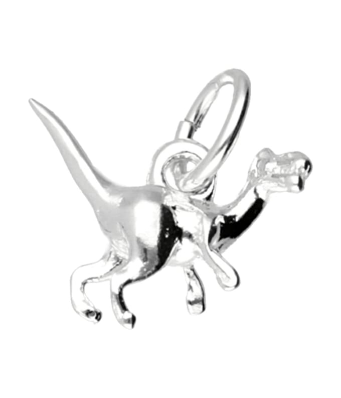 Zilveren Dinosaurus klein kettinghanger