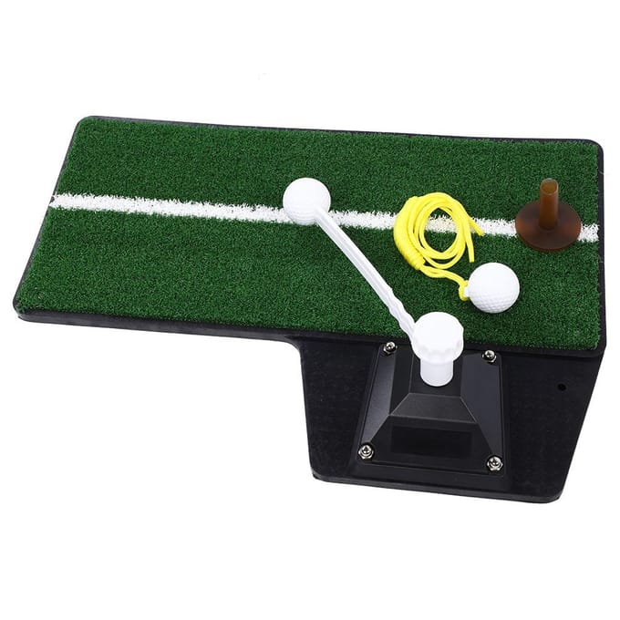 Outil d'Aide à l'Entraînement au Swing de Golf Intérieur Extérieur Équipement d'Entraînement au Putting black