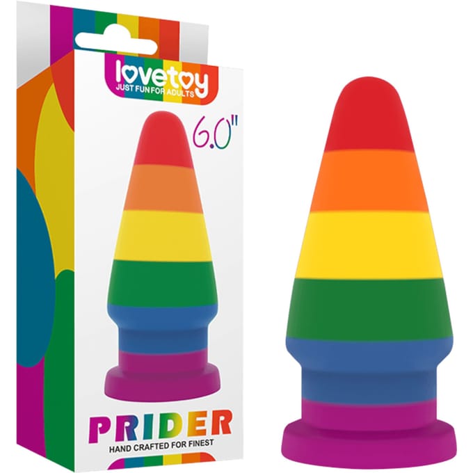 Lovetoy - Rainbow Pride - Buttplug - 15 cm