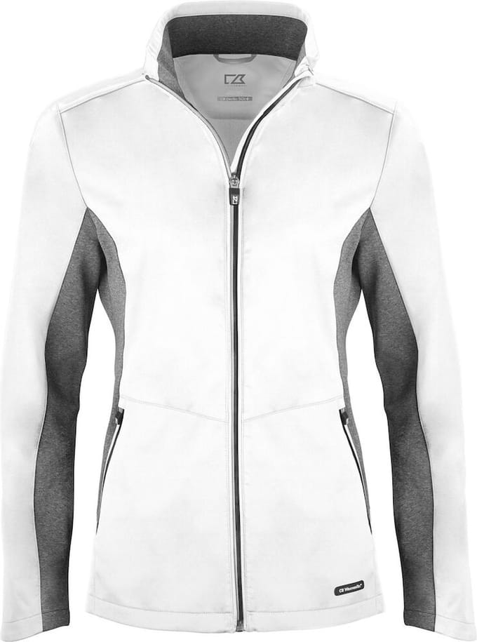 Cutter & Buck Navigate Softshell Jacket Dames 351459 - Wit - S