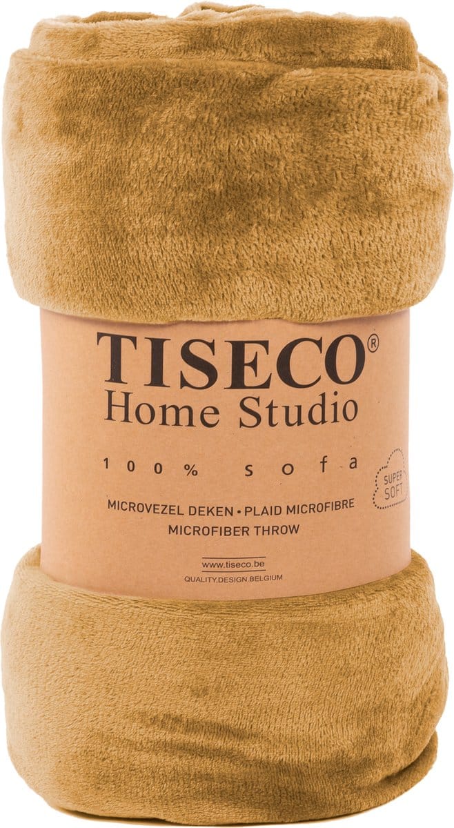 Tiseco Home Studio - Plaid COSY - microflannel - 220 g/m² - 240x220 cm - Indiantan