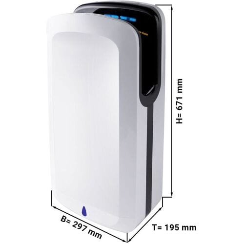 GGM Gastro Händetrockner mit Sensor & UV-Lampe - Weiß Wit
