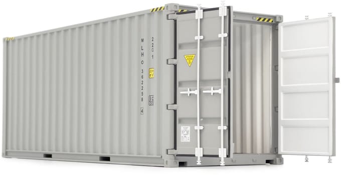 MarGe Models zeecontainer 20 ft, schaal 1 op 32