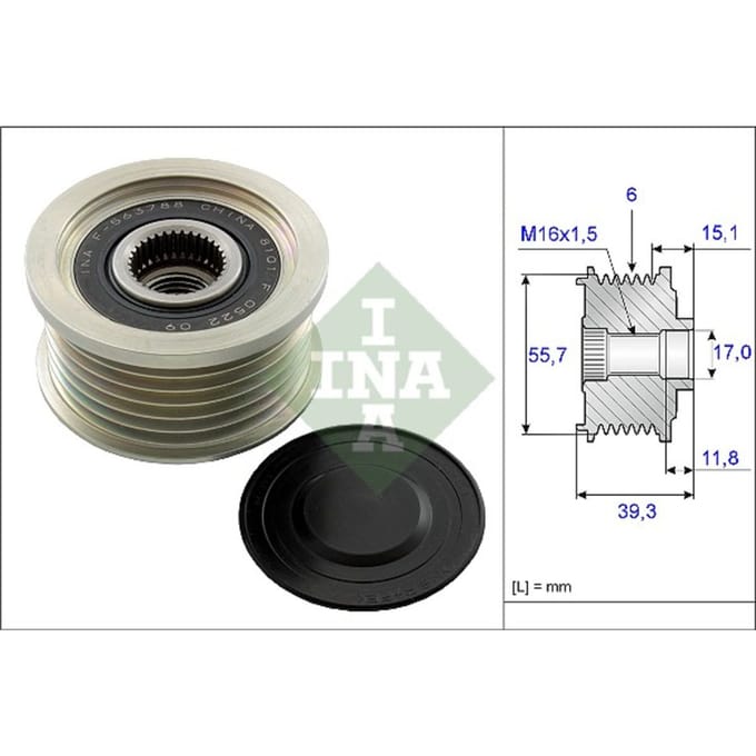 Schaeffler Ina Generator vrijloop INA 535 0249 10