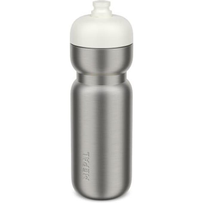 Mepal RVS bidon pull Sport - 800 ml - Pak. open en drink - Lichtgewicht RVS - Vaatwasmachinebestendig - Drinkflessen - Ceramic white