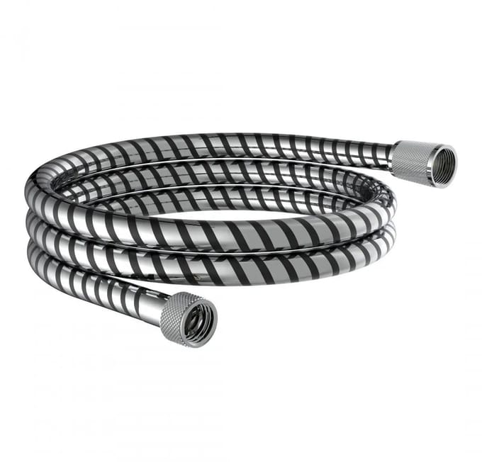 Doucheslang 150 cm Zwart / Chroom | Per Stuk