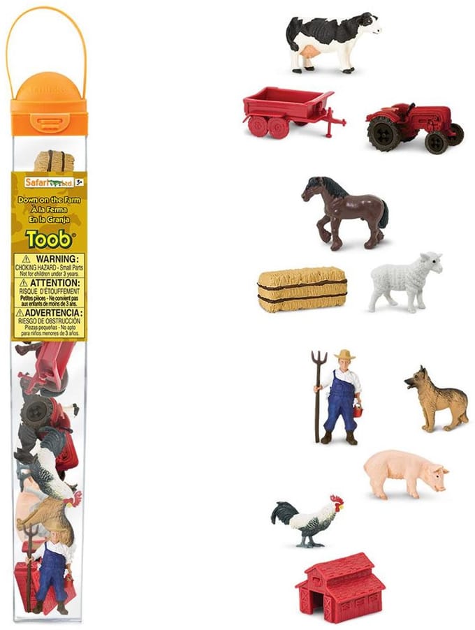 Safari Speelset Down On The Farm Toob Junior 11-delig