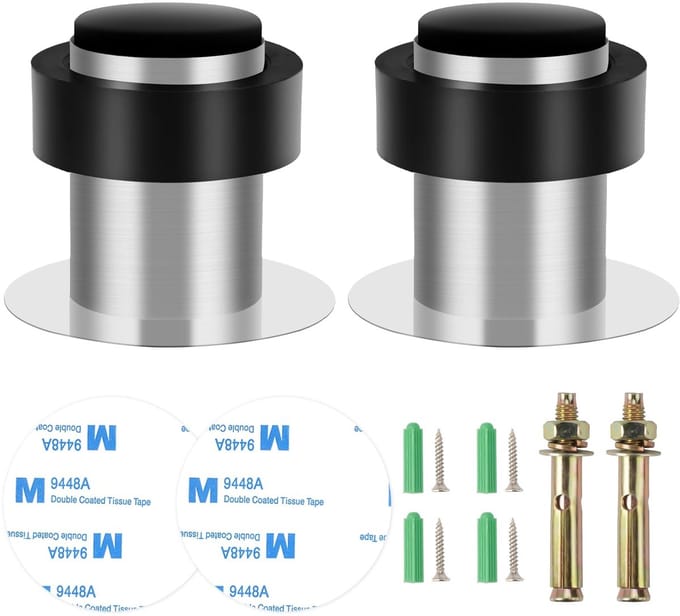Dailygoods- Deurstoppers Waterdicht - Deurstopper Zwart - Deurstopper