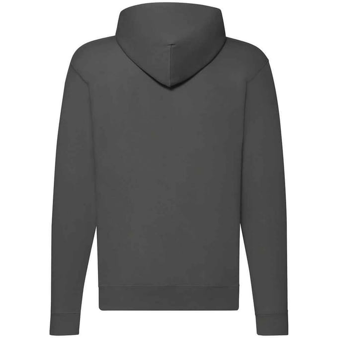 Fruit of the Loom Heren Hooded Sweatshirt (Licht Grafiet)