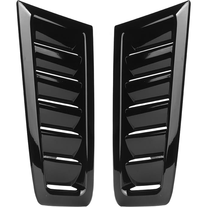 Auto ABS Motorkap Luchtgat Gemodificeerd Accessoire Past voor Ford Focus RS MK2 Glanzend Zwart black