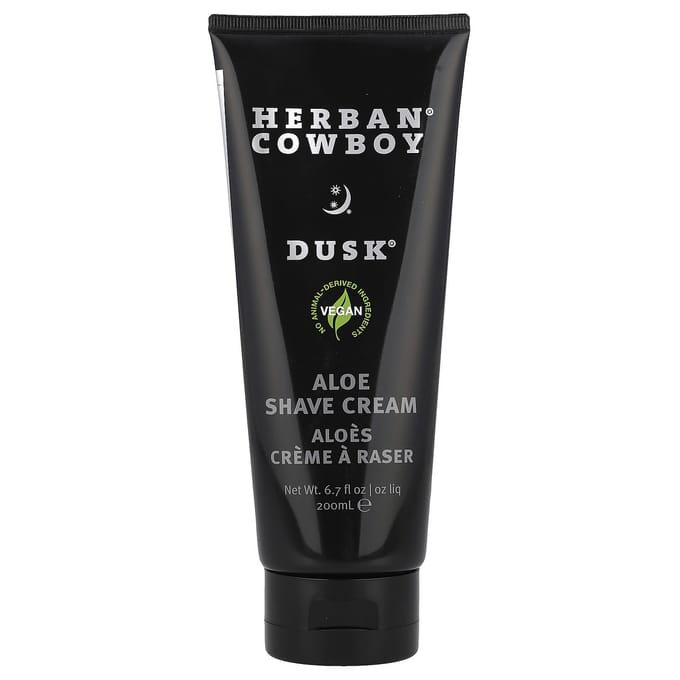 Crème à raser à l'aloe vera Herban Cowboy, Dusk®, 200 ml (200 ml) black