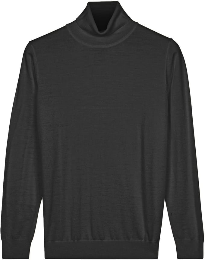 Baileys – Heren – Coltrui – Regular fit - Gebreide Trui - Zwart – 520069-90