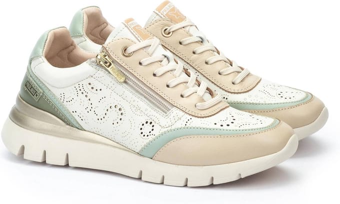 Pikolinos Sneaker Cantabria W4R 6622C2 Off White Groen Combi